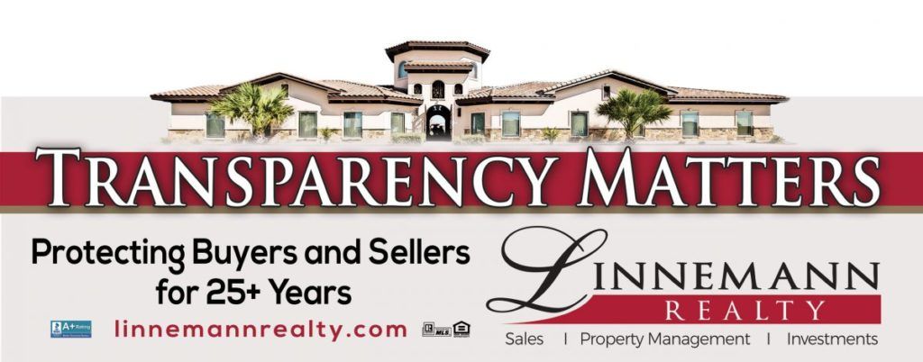 Linnemann Realty Transparency Matters - Protecting Buyers and Sellers fo 25+ Years.